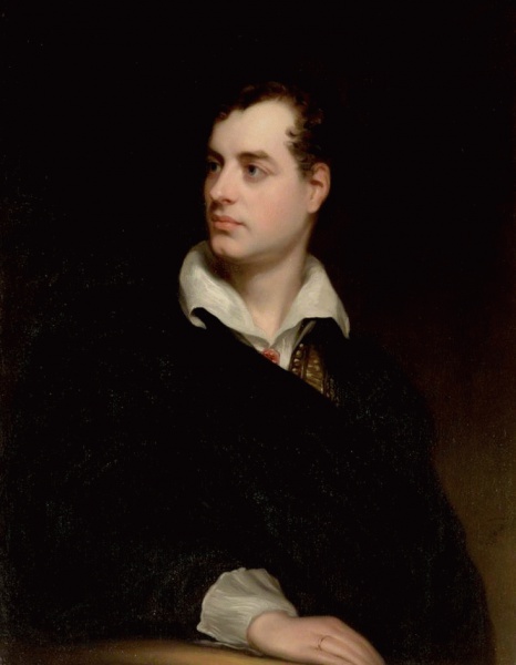 George Gordon Byron (*22. Januar 1788, †19. April 1824), Quelle: Thomas Phillips, Lizenz: Public domain